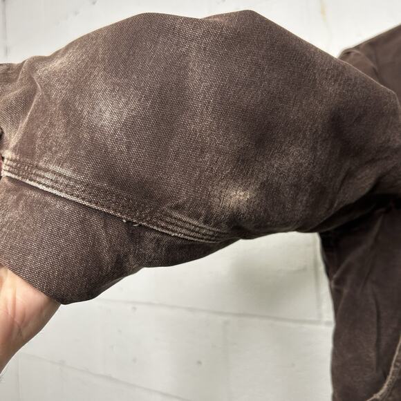 Y2K Carhartt Quilted Artic Jacket “Dark Brown” J22 DKB - Picture 6 of 10